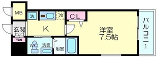 エステムコート博多駅前アヴェールの物件間取画像